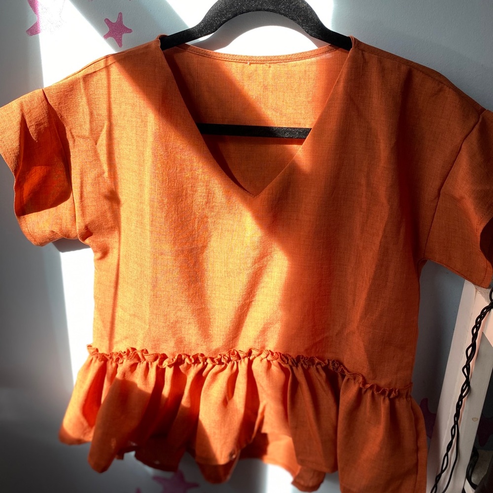 SHEIN peplum top